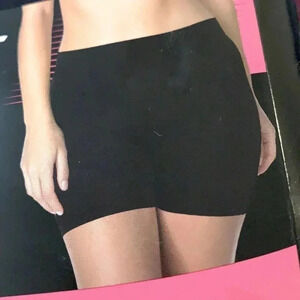 Plus Size Seamless SlipShorts 2 Pack Shape wear Black, Tan